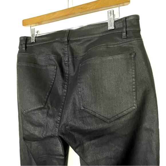 Eileen Fisher Black Straight Leg Jeans Size 6 EUC - Picture 5 of 6